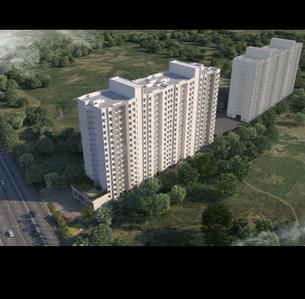 Image of 1128 Sq.ft 2 BHK Apartment / Flat for sale in Saniket The Rising, Kiwale, Pune for Rs. 6000000
