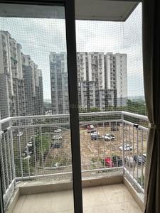 Balcony Image of 585 Sq.ft 1 BHK Apartment / Flat for rent in Aditya Urban Homes Phase 1C, Bamheta Village Ghaziabad for Rs. 9500