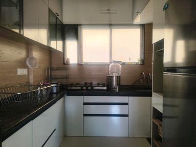 Kitchen Image of 1050 Sq.ft 2 BHK Apartment / Flat for rent in Trimurti Elina, Sus Pune for Rs. 40000