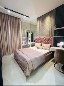 Bedroom Image of 1000 Sq.ft 3 BHK Apartment / Flat for sale in Aeren Homes, Peer Muchalla Zirakpur for Rs. 7800000