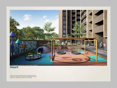 Balcony Image of 1850 Sq.ft 3 BHK Apartment / Flat for sale in South Bopal Ahmedabad for Rs. 7900000