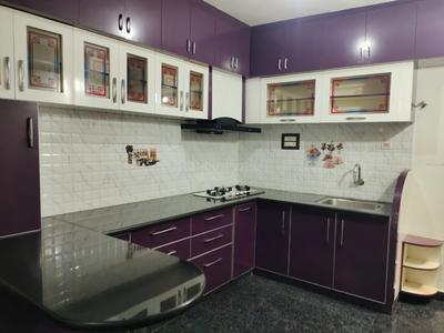 Kitchen Image of 2200 Sq.ft 3 BHK Duplex for rent in Vinoba Nagar Shivamogga for Rs. 26000