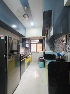 Kitchen Image of 393 Sq.ft 1 BHK Apartment / Flat for rent in Chaplot Residency, Boisar Mumbai for Rs. 14350