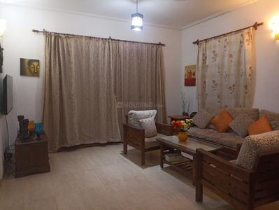 Hall Image of 800 Sq.ft 1 BHK Apartment / Flat for rent in Siolim Goa for Rs. 45000