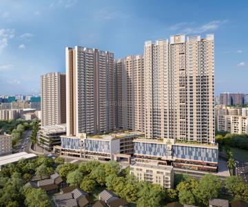 Image of 850 Sq.ft 2 BHK Apartment / Flat for sale in Davakhar Sereno Phase III, Kalyan East, Kalyan for Rs. 3800000