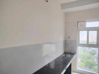 Kitchen Image of 657 Sq.ft 1 BHK Apartment / Flat for rent in Ashar Arize Tower B And C, Kalwa Thane for Rs. 30000