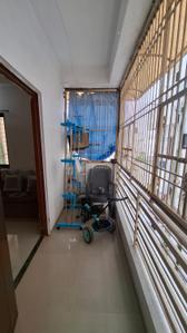Balcony Image of 1150 Sq.ft 2 BHK Apartment / Flat for sale in Kunthu Apartment, Navapura Vadodara for Rs. 3500000