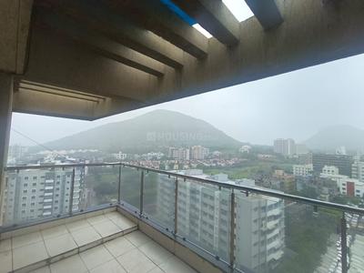 Balcony Image of 1550 Sq.ft 3 BHK Penthouse for rent in Karda Hari Vishwa, Pathardi Phata Nashik for Rs. 25000