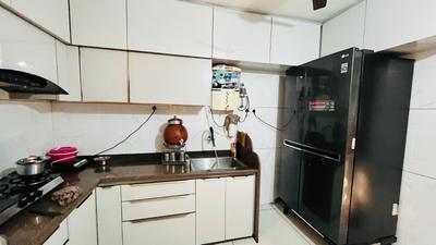 Kitchen Image of 900 Sq.ft 3 BHK Independent House for sale in Moti Baug Vadodara for Rs. 9500000