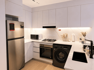 Kitchen Image of 646 Sq.ft 1 BHK Apartment / Flat for sale in Jumeirah Village Dubai for Rs. 27332613