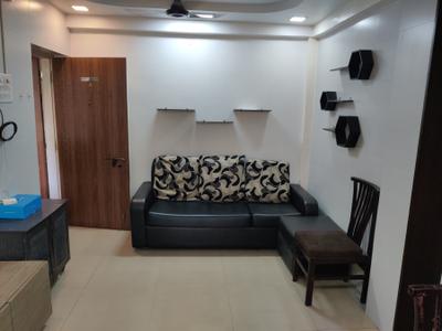 Living Room Image of 490 Sq.ft 1 BHK Apartment / Flat for rent in Kalash Udhyan Complex, Kopar Khairane Navi Mumbai for Rs. 30000
