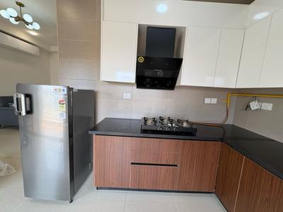 Kitchen Image of 3100 Sq.ft 4 BHK Apartment / Flat for rent in Indraprasth Saptak, Naranpura Ahmedabad for Rs. 95000
