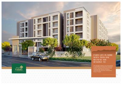 Image of 1244 Sq.ft 2 BHK Apartment / Flat for sale in Srivari Vididhi, Thatithopu, Tirupathi for Rs. 5600000