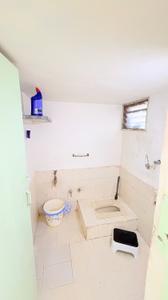 Bathroom Image of 578 Sq.ft 1 BHK Apartment / Flat for rent in Ghatlodiya Ahmedabad for Rs. 15000