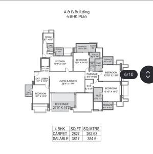 Image of 3800 Sq.ft 4 BHK Apartment / Flat for sale in Aundh, Pune for Rs. 85000000