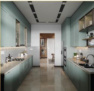 Kitchen Image of 1800 Sq.ft 3 BHK Apartment / Flat for sale in Assotech World Avenue 07, Hanspal Bhubaneswar for Rs. 16000000