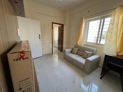 Bedroom Image of 600 Sq.ft 1 BHK Builder Floor for rent in Bellandur Bengaluru for Rs. 30000