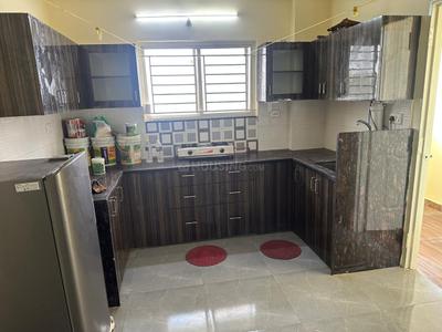 Kitchen Image of 980 Sq.ft 3 BHK Apartment / Flat for rent in Harshit Lifestyle, Ayodhya Bypass Bhopal for Rs. 15000