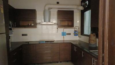 Kitchen Image of 1800 Sq.ft 3 BHK Builder Floor for rent in Greater Kailash New Delhi for Rs. 125000