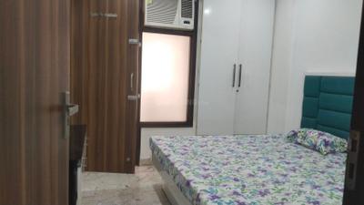 Bedroom Image of 1050 Sq.ft 2 BHK Builder Floor for rent in Sector 27 Gurgaon for Rs. 50000