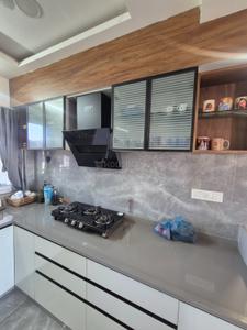 Kitchen Image of 2400 Sq.ft 3 BHK Apartment / Flat for rent in Bhayli Vadodara for Rs. 55000