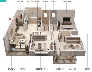 3 BHK Flat