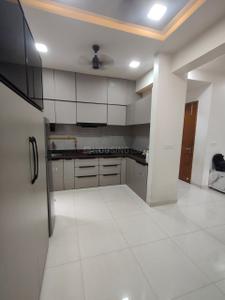 Kitchen Image of 1450 Sq.ft 3 BHK Apartment / Flat for rent in Shaligram Prime, South Bopal Ahmedabad for Rs. 70000