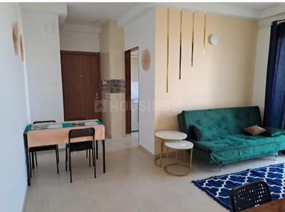 Hall Image of 950 Sq.ft 1 BHK Apartment / Flat for rent in Bhartiya Nikoo Homes Phase 2, Thanisandra Bengaluru for Rs. 40000