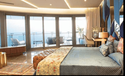 Bedroom Image of 2835 Sq.ft 4 BHK Apartment / Flat for sale in Lodha The World Towers World One Tier II, Lower Parel Mumbai for Rs. 170000000