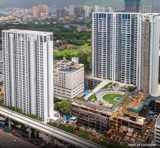 Image of 950 Sq.ft 2 BHK Apartment / Flat for rent in Sheth Zuri, Thane West, Thane for Rs. 45000