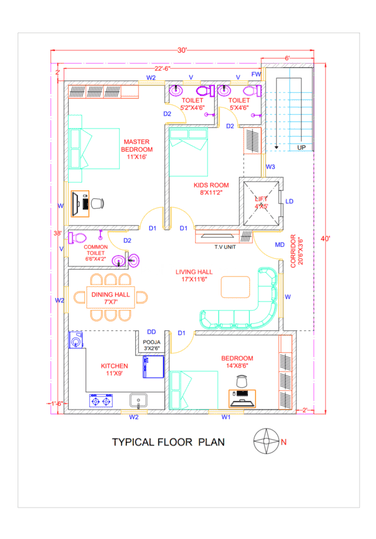 Terracon Doctors Enclave, Chandapura Floor Plan 1