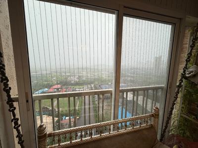 Balcony Image of 600 Sq.ft 1 BHK Apartment / Flat for rent in Kasarvadavali Thane for Rs. 32000