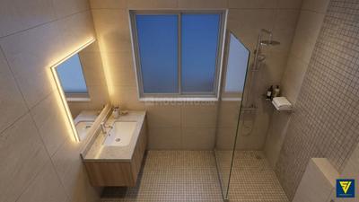 Bathroom Image of 900 Sq.ft 2 BHK Apartment / Flat for sale in Fortune Heights, Barasat Kolkata for Rs. 4500000