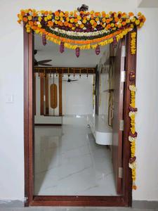 Main Entrance Image of 1962 Sq.ft 3 BHK Apartment / Flat for rent in Madhu Park Ville, Tellapur Sangareddy for Rs. 55000