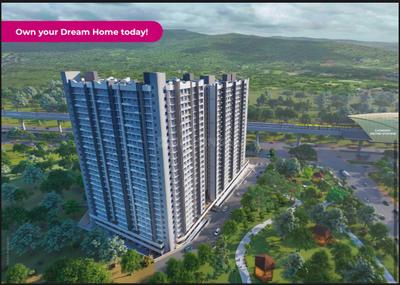 Image of 535 Sq.ft 2 BHK Apartment / Flat for sale in Puraniks Rumah Bali, Thane West, Thane for Rs. 6900000