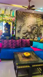 Living Room Image of 1454 Sq.ft 3 BHK Apartment / Flat for rent in Lakshmi Ocean Greens, Duvvada Visakhapatnam for Rs. 20000