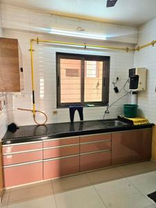 Kitchen Image of 750 Sq.ft 1 BHK Apartment / Flat for rent in Ganesh Prestige Revanta, Palanpur Surat for Rs. 18000
