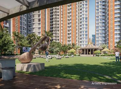 Balcony Image of 580 Sq.ft 1 BHK Apartment / Flat for sale in Oyster Nature Vista Building 1, Dwarli Gaon Kalyan for Rs. 3200000