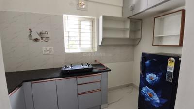 Kitchen Image of 600 Sq.ft 1 BHK Builder Floor for rent in Mahadevapura Bengaluru for Rs. 28000