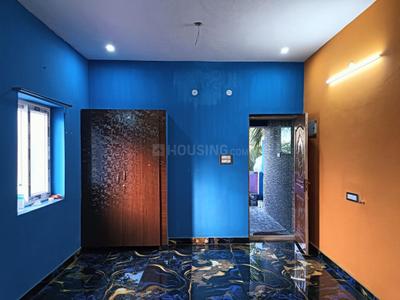 Bedroom Image of 650 Sq.ft 1 BHK Builder Floor for rent in Tharamani Chennai for Rs. 13000