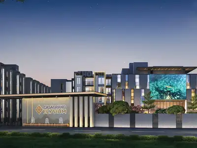 Image of 1469 Sq.ft 2 BHK Apartment / Flat for sale in Manapakkam, Chennai for Rs. 7637300