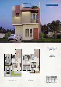 Image of 730 Sq.ft 2 BHK Apartment / Flat for sale in Guduvancheri, Chennai for Rs. 4600000