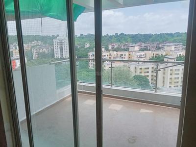 Balcony Image of 1200 Sq.ft 2.5 BHK Apartment / Flat for rent in Sharada Spandan, Warje Pune for Rs. 38000