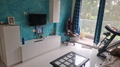 Living Room Image of 600 Sq.ft 1 BHK Apartment / Flat for rent in Akshar Altorios, Hadapsar Pune for Rs. 32500