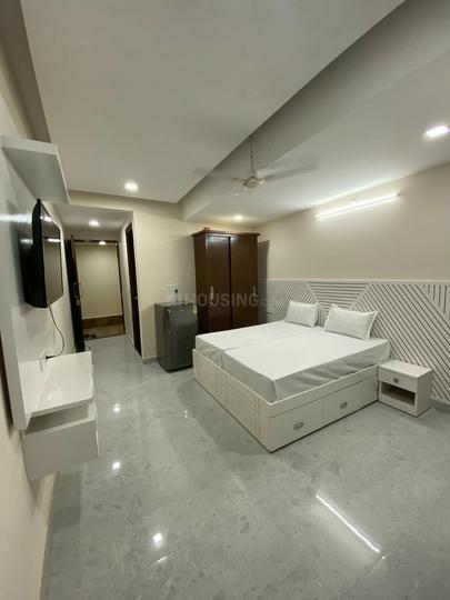 Bedroom Image of 650 Sq.ft 1 RK Apartment / Flat for rent in Kishangarh New Delhi for Rs. 22000