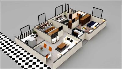 Image of 800 Sq.ft 3 BHK Apartment / Flat for sale in Ayushman Residency, Panda, Indore for Rs. 3800000