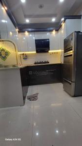 Kitchen Image of 600 Sq.ft 2 BHK Builder Floor for rent in Guru Ji Vipin Garden, Dwarka Mor New Delhi for Rs. 22000