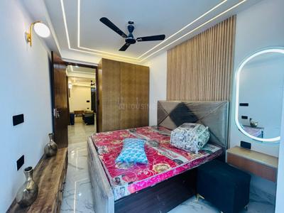 Bedroom Image of 504 Sq.ft 1 RK Builder Floor for rent in Saket New Delhi for Rs. 8000