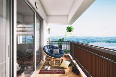 Balcony Image of 1079 Sq.ft 2 BHK Apartment / Flat for sale in Mahindra Happinest MWC, Mahindra World City Chennai for Rs. 6900000