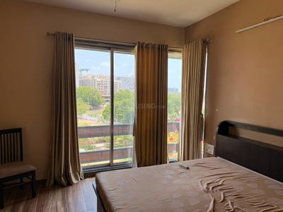 Bedroom Image of 2246 Sq.ft 3 BHK Apartment / Flat for rent in Sangath Posh, Chandkheda Ahmedabad for Rs. 40000